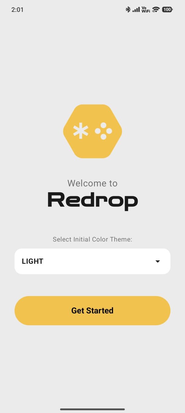 Redrop Splash Screen